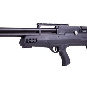 original version of the Avenger Bullpup but always wished for a more ergonomically friendly model, the Air Venturi Avenger Bullpup II is your solution. This updated version offers critical updates like a forward mounted sidelever and a lower scope rail while still giving you the performance and adjustments that make it the entry level rifle you've always wanted. The updated version gives you a rugged synthetic stock with features you've been asking for, like magazine storage compartments and a cheek rest and buttpad that are adjustable. It also provides you with extra Picatinny accessory rails on the fore end for added flexibility and accessory mounting positions. You'll still find the unique features that made this gun famous, like the externally adjustable regulator and the adjustable hammer spring that make it so you can tune the gun without having to take it apart. That flexibility means you can get the tune you want for the way you use it, like a hand pump fill with lower pressure and lower power, or a compressor fill with higher pressure and higher power. You'd usually expect to pay three or four times as much to get the accuracy and features you'll find on this bullpup air rifle, which is why everyone's talking about it. With the male quick disconnect fitting on the end and the fill pressure gauge on the left and reg pressure gauge on the right, you won't have any problem filling this rifle or keeping an eye on its performance. You can customize the 2 stage adjustable trigger to give you the crisp break you need for consistent accuracy, and the smooth sidelever works with either the two included magazines or the single shot tray for easy cycling and operation. This will be one of the most accurate and convenient guns you own, and you can set it up any way you want it to get exactly the tune you need. With these fantastic enhancements to an already proven platform, there should be nothing holding you back from getting your Air Venturi Avenger Bullpup II from Airgun Depot today. Air Venturi Avenger Bullpup II Features: PCP Forward Mounted Sidelever Max velocity: 1000 fps (.177), 930 fps (.22), 900 fps (.25) Max power: 22 fpe (.177), 34 fpe (.22), 45 fpe (.25) Synthetic bullpup stock Externally adjustable regulator (up to 3,000 psi/210 bar) Easily accessible hammer spring adjustment screw 2 stage adjustable trigger Max fill pressure: 4,351 psi (300 bar) 180cc air cylinder Built in magazine storage compartments in stock Vertically adjustable buttpad Fully shrouded barrel Three Picatinny rails on fore-end of stock Textured grip and forearm Four position adjustable cheekpiece Holes in front and rear of stock for mounting swivel studs for a sling Dual gauges - reg pressure (RH Side) and fill pressure (LH Side) Male quick disconnect fill fitting Easy access degassing screw Manual safety Picatinny optics rail Magazine capacity: 10rd (.177 & .22), 8rd (.25) Barrel length: 22.75" Overall length: 33" Includes two magazines and single shot tray Specs ManufacturerAir Venturi Caliber .177 Velocity 1000 fps Condition New Ammo Type Pellets Action Sidelever Barrel Style Rifled Fire Mode Repeater Gun Weight 7.90 Overall Length 33.00 Barrel Length 22.75 Loudness 3-Medium Magazine Capacity 10 Mechanism Pre-charged pneumatic Rail Weaver/Picatinny Safety Manual Front Sights none Rear Sights none Shots per Fill 70 Trigger Adjustability Two-stage adjustable Trigger Action 0 Use Small game hunting/target practice Warranty 1-year limited warranty